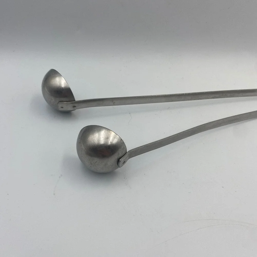 Vollrath 46900 Stainless Steel 1/2 oz Portion Ladles Hooked Handle‎ Set of 2